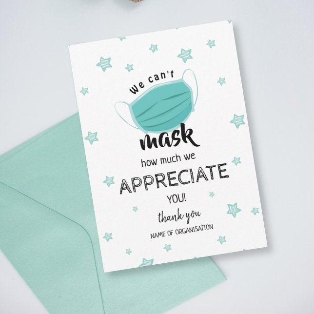 employee appreciation essential worker covid funny thank you card (Creator Uploaded)
