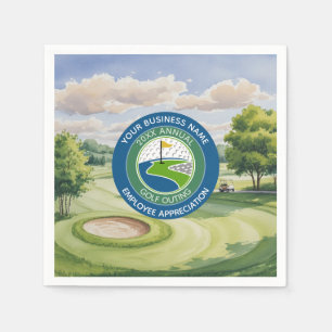 Employee Appreciation Golf Event Napkin