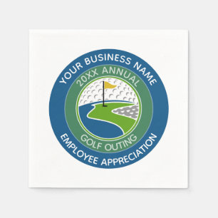 Employee Appreciation Golf Event Napkin