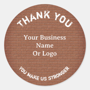 Employee Appreciation Office Thank You Inexpensive Classic Round Sticker