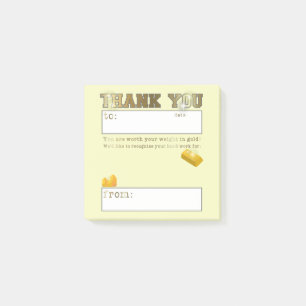 Employee Appreciation Shout Out Recognition Post-it Notes