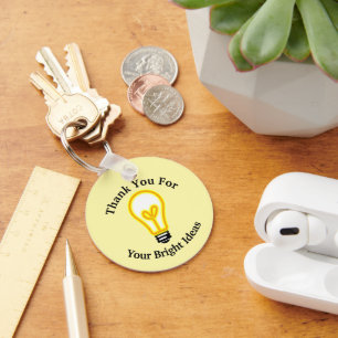 Employee Appreciation Thank You Bright Ideas Key Ring
