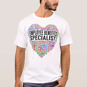 Employee Benefits Specialist Heart T-Shirt