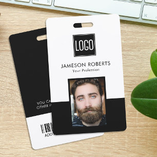 Employee Company ID Name, Logo, Photo ID Badge