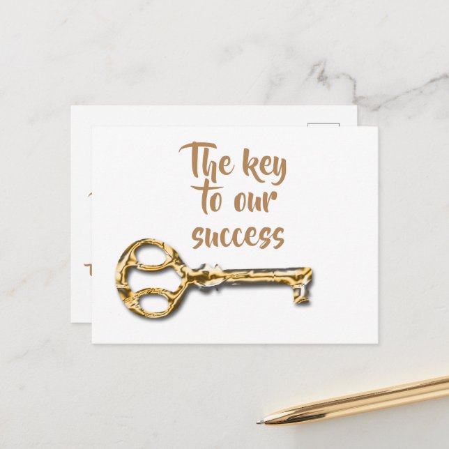 Employee Customer Client Thank You Appreciation  Postcard (Front/Back In Situ)