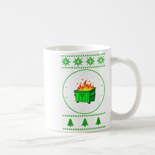 Employee Dumpster Fire Resnse Team Ugly Christmas  Coffee Mug