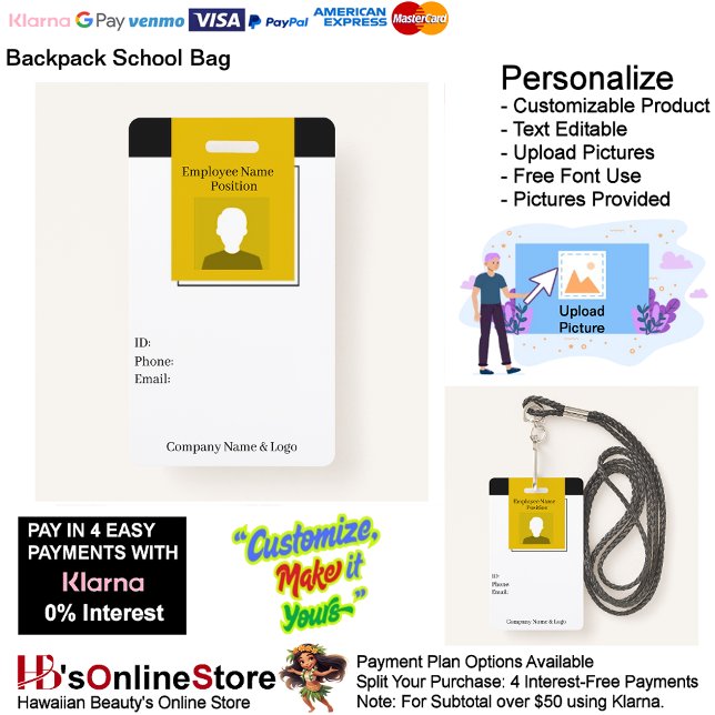 Employee ID Workers Employee Staff Member Badge 4 ID Badge (Employee ID Workers Employee Staff Member Badge 4.)