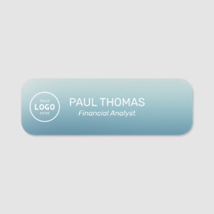 Employee Job Title Modern Professional Magnetic Name Tag