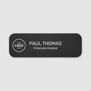 Employee Job Title Modern Professional Magnetic Name Tag