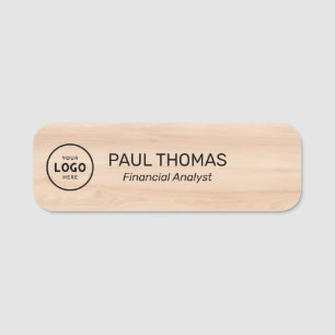 Employee Job Title Modern Professional Magnetic Name Tag