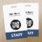 Employee Logo Staff Tag Front and Back The Same