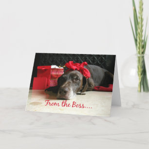 Employee Merry Christmas card