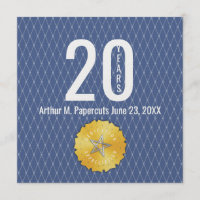 Employee milestone anniversary 20 year gift card
