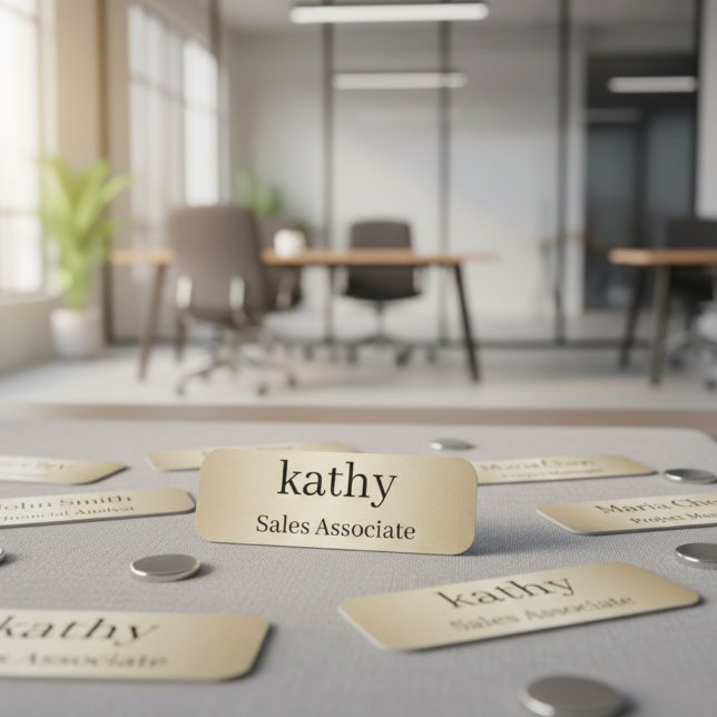 Employee Name Tag | Personalised Badge (Creator Uploaded)