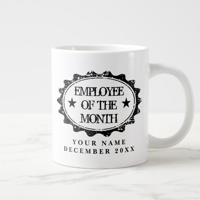 Employee of month extra large coffee mug gift (Right)