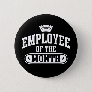 Employee Of The Month 6 Cm Round Badge