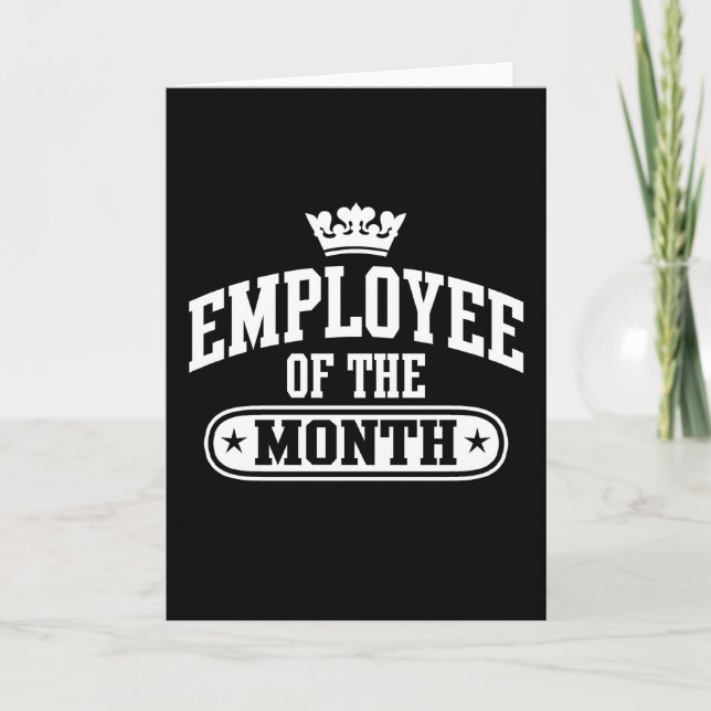 Employee Of The Month Card (Front)