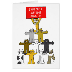Employee of the Month Cartoon Cats