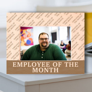 Employee of the Month Etched Frames