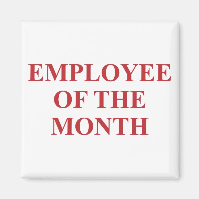 Employee of the Month Magnet (Front)