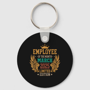 Employee Of The Month March 2025 Vintage Key Ring
