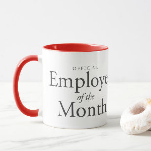 Employee of the Month on Jumbo Mug