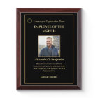 Employee Of The Month Photo Logo Gold Personalise 