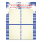 Employee of the month quarterly poster for 8.5x11s