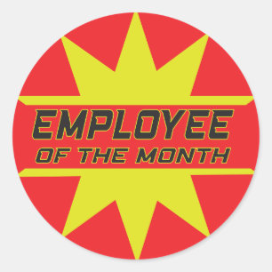 Employee of the Month Sticker