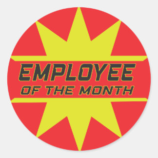 Employee of the Month Sticker