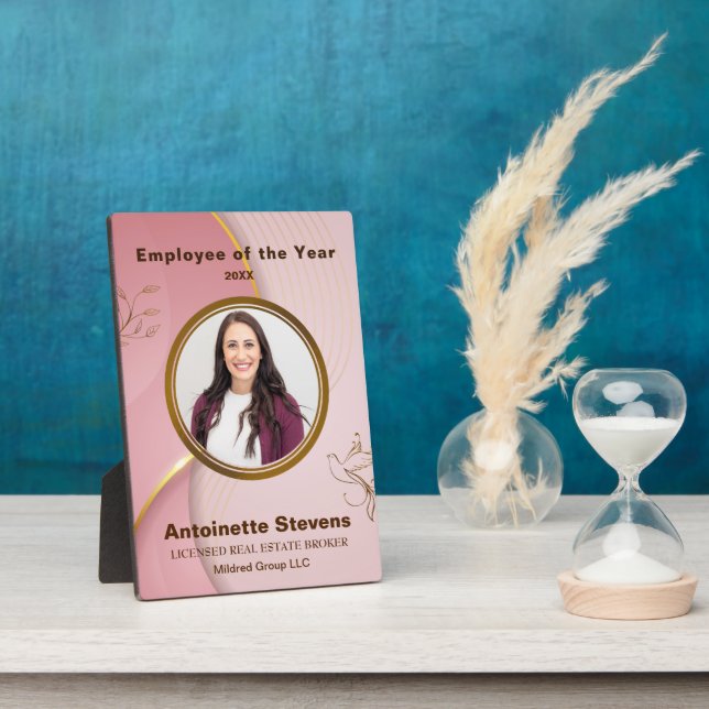 Employee of the Year Plaque (Side)