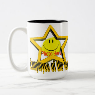 Employee of the Year Star & Photo Mug