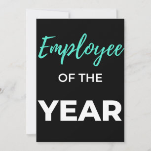 Employee Of The Year Thank You Card