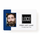 Employee Office ID | Blue Logo Photo
