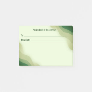 Employee peer recognition kudos customised post-it notes