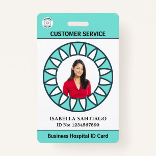 Employee Photo Business Hospital ID Card Custom ID Badge