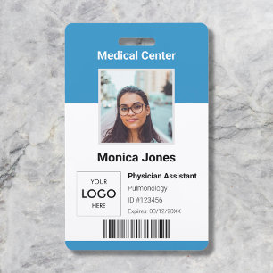 Employee Photo ID Blue Badge