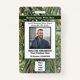 Employee Photo ID Card Business Corporate Custom ID Badge