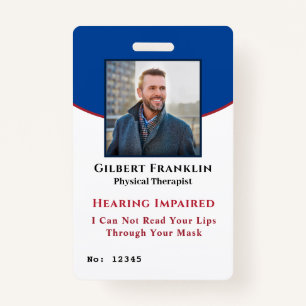 Employee Photo ID Identification Disability Cards ID Badge