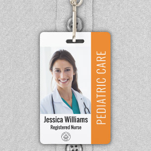 Employee Photo ID With Custom Details Badge