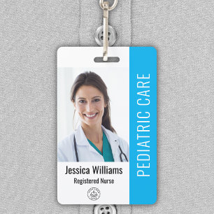 Employee Photo ID With Custom Details Badge