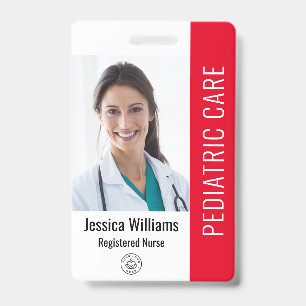 Employee Photo ID With Custom Details Badge