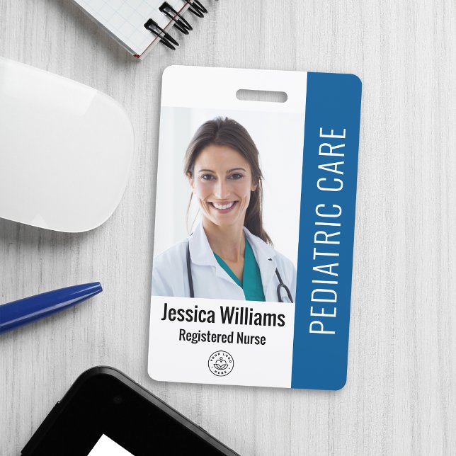 Employee Photo ID With Custom Details ID Badge (Creator Uploaded)