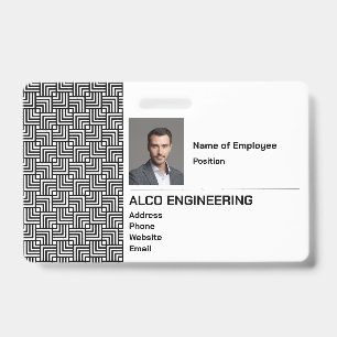 Employee Photo Security Badge ID Badge