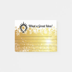 Employee post-it recognition award great idea notes