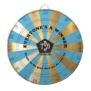 Employee recognition engagement prize dart board