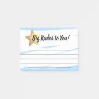Employee recognition post-it award big kudos