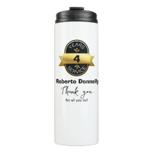 Employee Recognition Work Anniversary Gift Thermal Tumbler