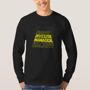 Employee Relations Manager Cool Galaxy Job T-Shirt