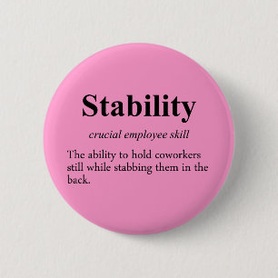 Employee stability is an important metric (2) 6 cm round badge